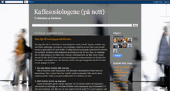 Desktop Screenshot of kaffesosiologene.blogspot.com