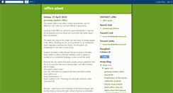 Desktop Screenshot of goodofficeplant.blogspot.com