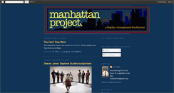 Desktop Screenshot of manhattanprojectnyc.blogspot.com