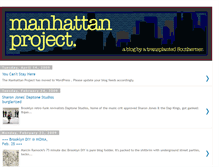 Tablet Screenshot of manhattanprojectnyc.blogspot.com