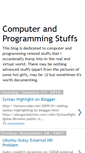 Mobile Screenshot of computerandprogrammingstuffs.blogspot.com