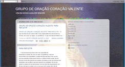 Desktop Screenshot of grupocoracaovalente.blogspot.com