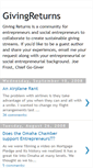 Mobile Screenshot of givingreturns.blogspot.com