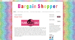 Desktop Screenshot of irishbargainshopper.blogspot.com