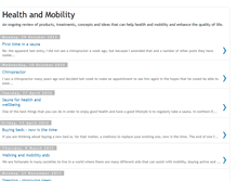 Tablet Screenshot of healthandmobility.blogspot.com