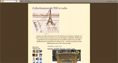 Desktop Screenshot of collectionneurdetsfetradio.blogspot.com
