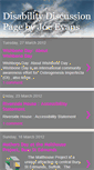 Mobile Screenshot of joesdisabilitydisscussion.blogspot.com