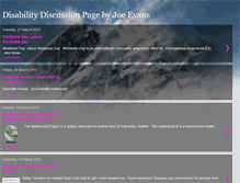 Tablet Screenshot of joesdisabilitydisscussion.blogspot.com