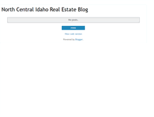 Tablet Screenshot of northcentralidahorealestateblog.blogspot.com