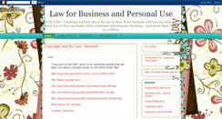 Desktop Screenshot of mrsjamesbusinesslaw.blogspot.com