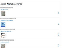 Tablet Screenshot of mesraalamenterprise.blogspot.com