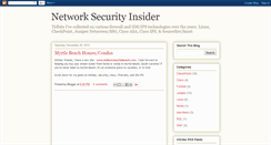 Desktop Screenshot of netsecinsider.blogspot.com