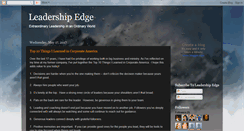 Desktop Screenshot of leadershipedgenow.blogspot.com