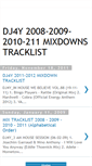 Mobile Screenshot of dj4y2008tracklist.blogspot.com