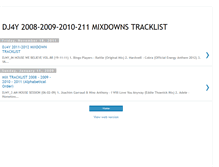 Tablet Screenshot of dj4y2008tracklist.blogspot.com