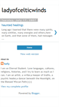 Mobile Screenshot of kelly-ladyofcelticwinds.blogspot.com