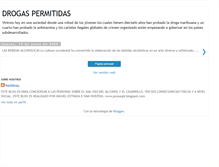 Tablet Screenshot of drogaspermitidas.blogspot.com