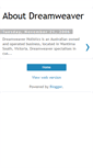 Mobile Screenshot of dreamweaverabout.blogspot.com