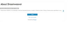 Tablet Screenshot of dreamweaverabout.blogspot.com