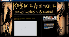 Desktop Screenshot of keshazanimalz.blogspot.com