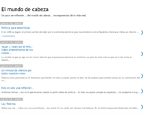 Tablet Screenshot of elmundodecabeza.blogspot.com