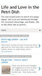 Mobile Screenshot of lifeandloveinthepetridish.blogspot.com