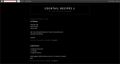 Desktop Screenshot of cocktailrecipesl.blogspot.com