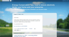 Desktop Screenshot of energyconservation2010.blogspot.com