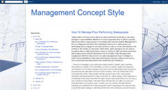Desktop Screenshot of management-concept-style.blogspot.com