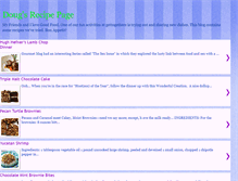 Tablet Screenshot of douglas45srecipes.blogspot.com