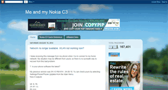 Desktop Screenshot of me-and-my-nokia-c3.blogspot.com