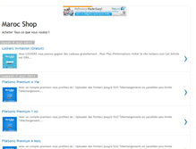 Tablet Screenshot of maroc-shop.blogspot.com