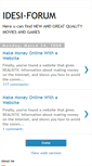 Mobile Screenshot of idesi-forum.blogspot.com