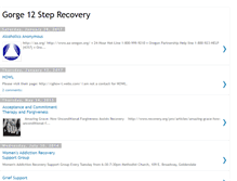 Tablet Screenshot of gorgerecovery.blogspot.com