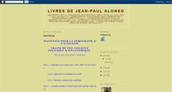 Desktop Screenshot of livres-jean-paul-alonso.blogspot.com