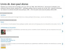 Tablet Screenshot of livres-jean-paul-alonso.blogspot.com