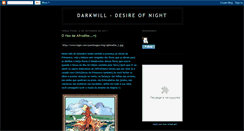 Desktop Screenshot of darkwill-desireofnight.blogspot.com