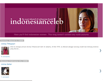 Tablet Screenshot of indonesianceleb.blogspot.com