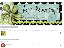 Tablet Screenshot of kspapersnips.blogspot.com