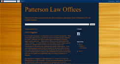 Desktop Screenshot of pattersonlaw.blogspot.com