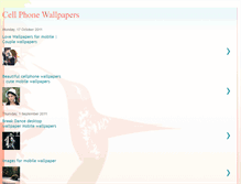 Tablet Screenshot of cellphoneswallpapers.blogspot.com
