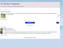 Tablet Screenshot of eltamborrugiente.blogspot.com