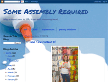 Tablet Screenshot of cathy-someassemblyrequired.blogspot.com
