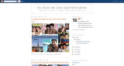 Desktop Screenshot of elpaisdelosequivocados.blogspot.com