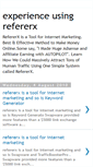 Mobile Screenshot of experience-using-refererx.blogspot.com