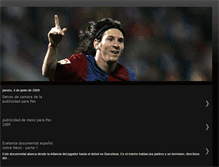 Tablet Screenshot of messi-web.blogspot.com