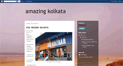 Desktop Screenshot of amazingkolkata.blogspot.com