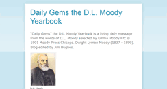 Desktop Screenshot of dailygemsbydlmoody.blogspot.com