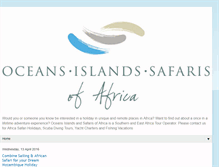 Tablet Screenshot of oceans-islands-safaris-africa.blogspot.com