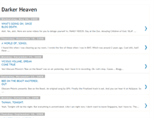 Tablet Screenshot of darkerheaven.blogspot.com